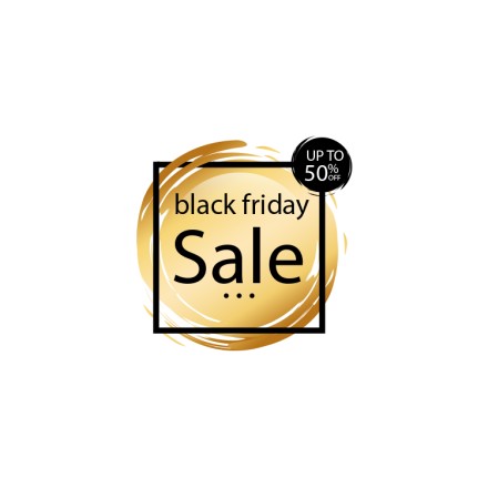 Gold Circle Black Friday
