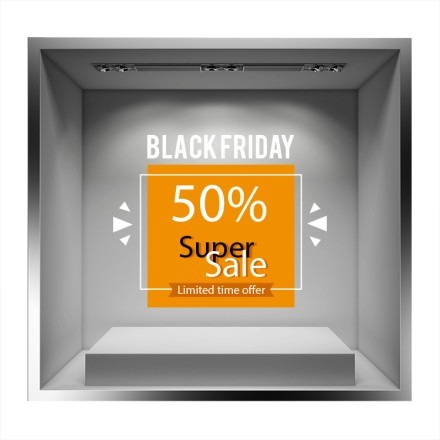 Super Sale Αυτοκόλλητο Βιτρίνας