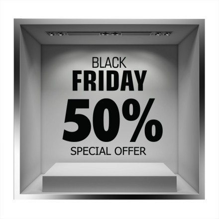 Black Friday Special Αυτοκόλλητο Βιτρίνας