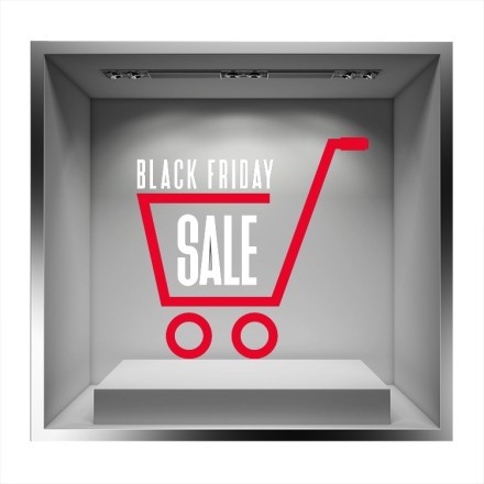 Shopping Sale Αυτοκόλλητο Βιτρίνας