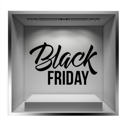 Black Friday sales Αυτοκόλλητο Βιτρίνας