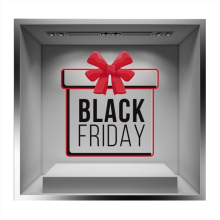 Black Friday Δώρο Αυτοκόλλητο Βιτρίνας