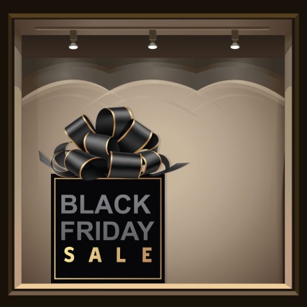 Black Friday Αυτοκόλλητο Βιτρίνας