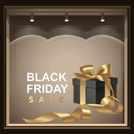 Black Friday Sale Αυτοκόλλητο Βιτρίνας