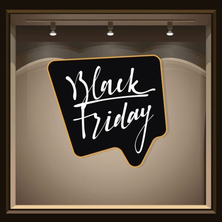 Black Friday Αυτοκόλλητο Βιτρίνας