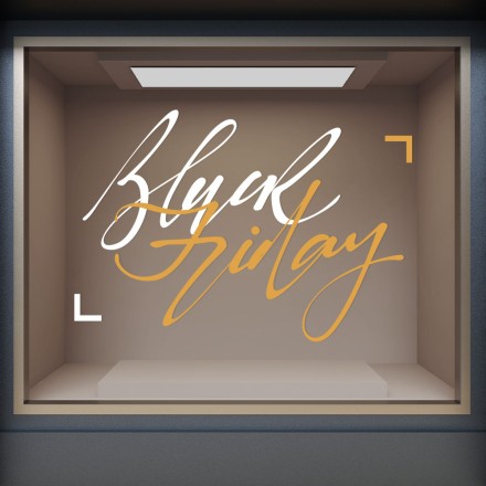 Black Friday Αυτοκόλλητο Βιτρίνας