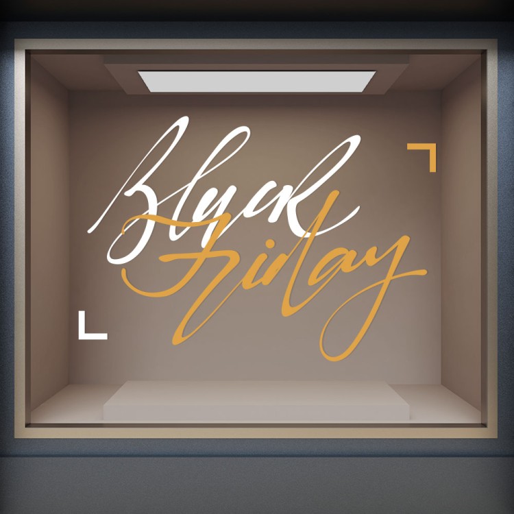Αυτοκόλλητο Βιτρίνας Black Friday