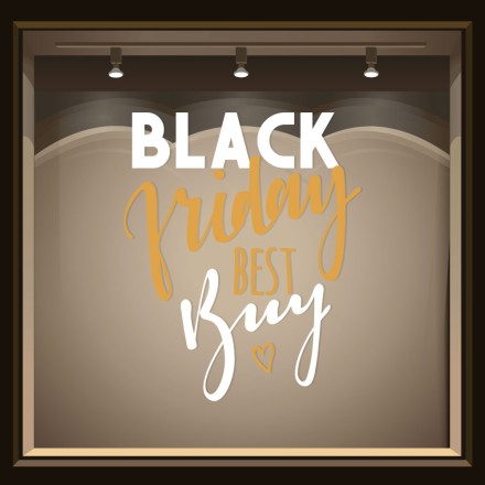 Black Friday Best Buy Αυτοκόλλητο Βιτρίνας