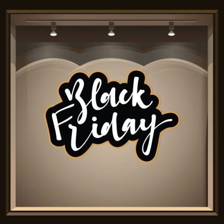 Black Friday Αυτοκόλλητο Βιτρίνας