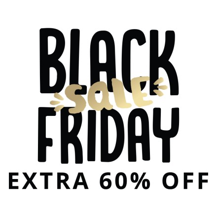 Black Friday 60% off