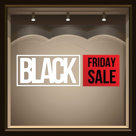 Friday Sale Αυτοκόλλητο Βιτρίνας