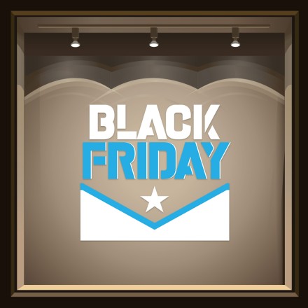 Star Friday Αυτοκόλλητο Βιτρίνας