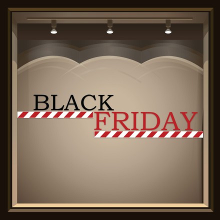 Black Friday Αυτοκόλλητο Βιτρίνας