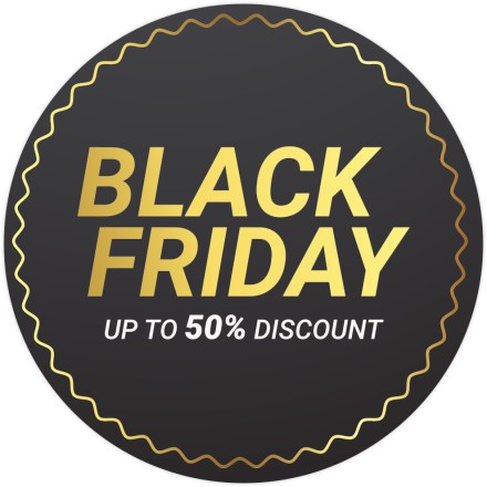 Black Friday - 50%