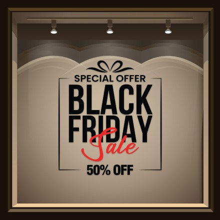 Black Special Friday Αυτοκόλλητο Βιτρίνας