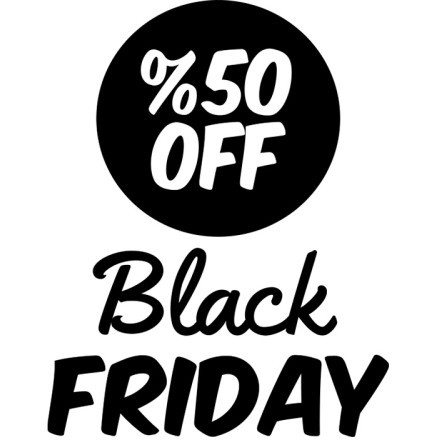 50% Off Black Friday