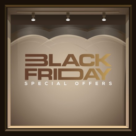 Special Black Offers Αυτοκόλλητο Βιτρίνας
