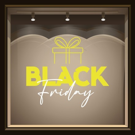 Gold Black Friday Prize Αυτοκόλλητο Βιτρίνας