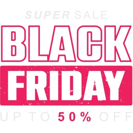 Glittered Black Friday