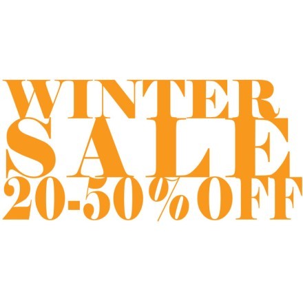 Winter sale 20%-50% off