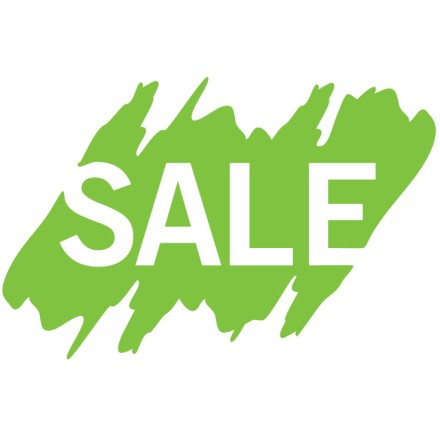 Sale ζωγραφισμένο με διαφανή γράμματα