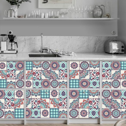 Moroccan Pattern Αυτοκόλλητο Επίπλου