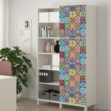 Lisbon Pattern Αυτοκόλλητο Επίπλου