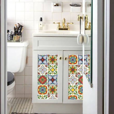 Mexican Pattern Αυτοκόλλητο Επίπλου