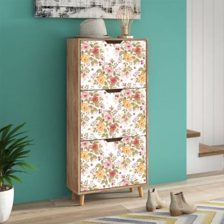Arabic Floral Pattern Αυτοκόλλητο Επίπλου