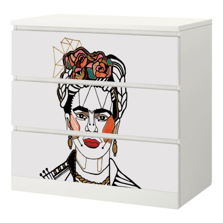 Αυτοκόλλητο Επίπλου Frida Kahlo