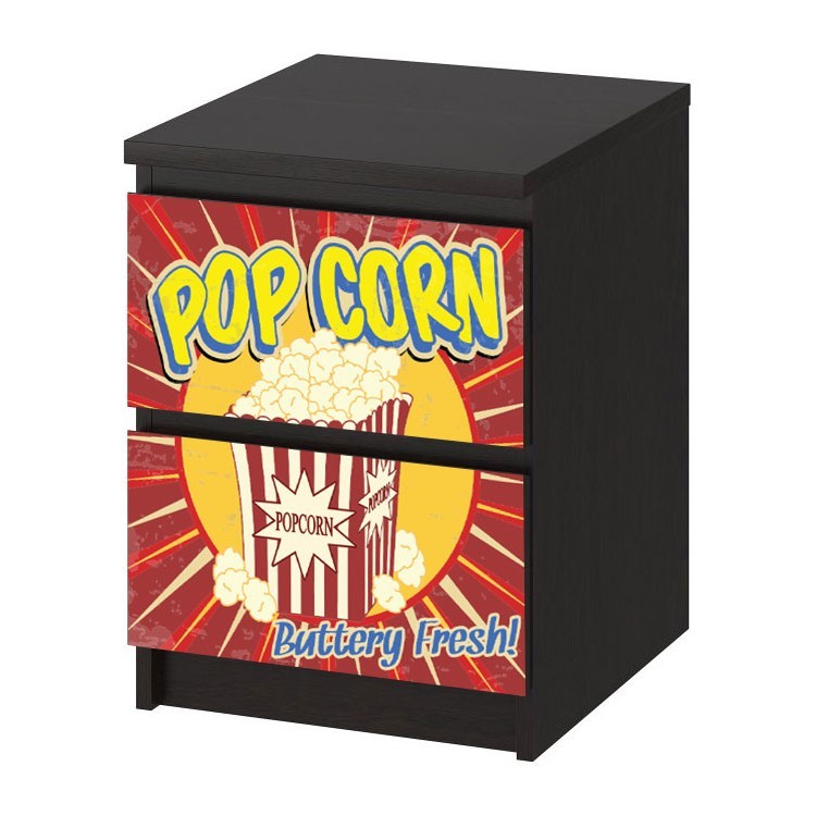 Αυτοκόλλητο Επίπλου Pop corn, κόμικς