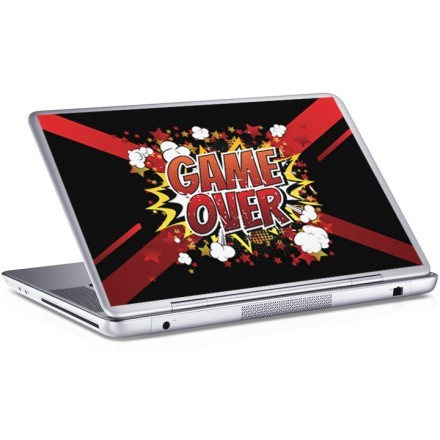 Game Over Αυτοκόλλητο Laptop