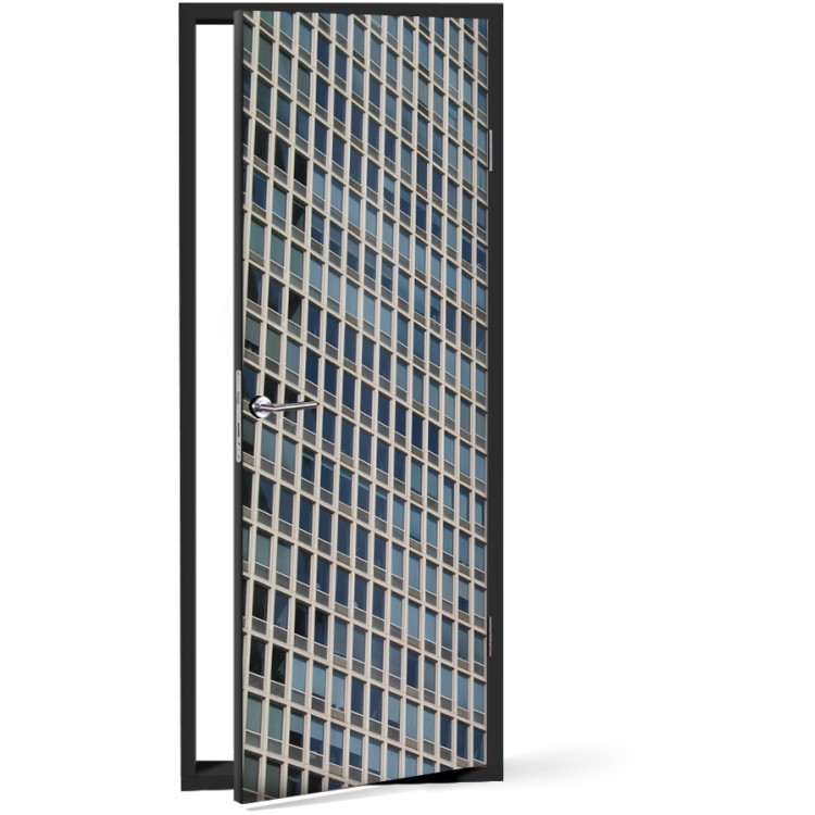 Αυτοκόλλητο Πόρτας Παράθυρα ουρανοξύστη