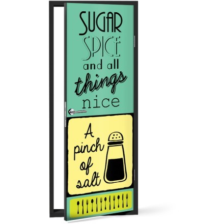 Sugar Spice Αυτοκόλλητο Πόρτας
