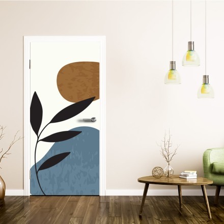 Composition with leaves