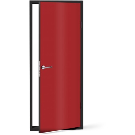 Medium-Red Αυτοκόλλητο Πόρτας