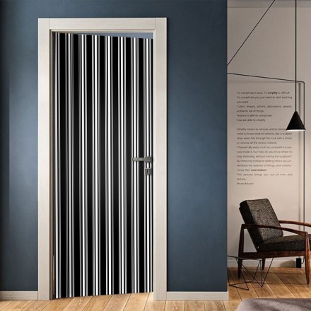 Black and white stripes