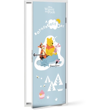 A bother free day, Winnie the Pooh Αυτοκόλλητο Πόρτας