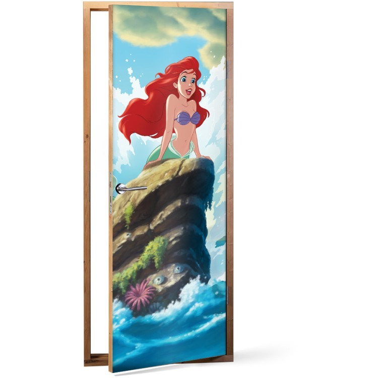 Αυτοκόλλητο Πόρτας Ariel, Princess!!