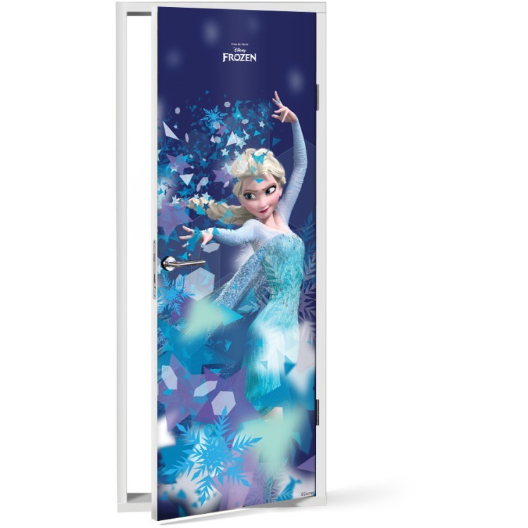 Αυτοκόλλητο Πόρτας Time of Elsa, Frozen