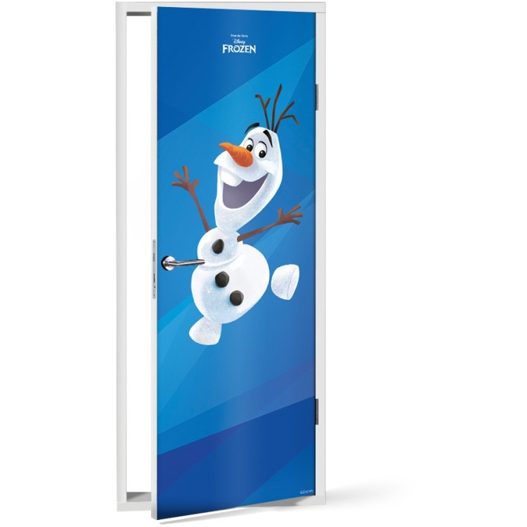 Αυτοκόλλητο Πόρτας Olaf, Frozen