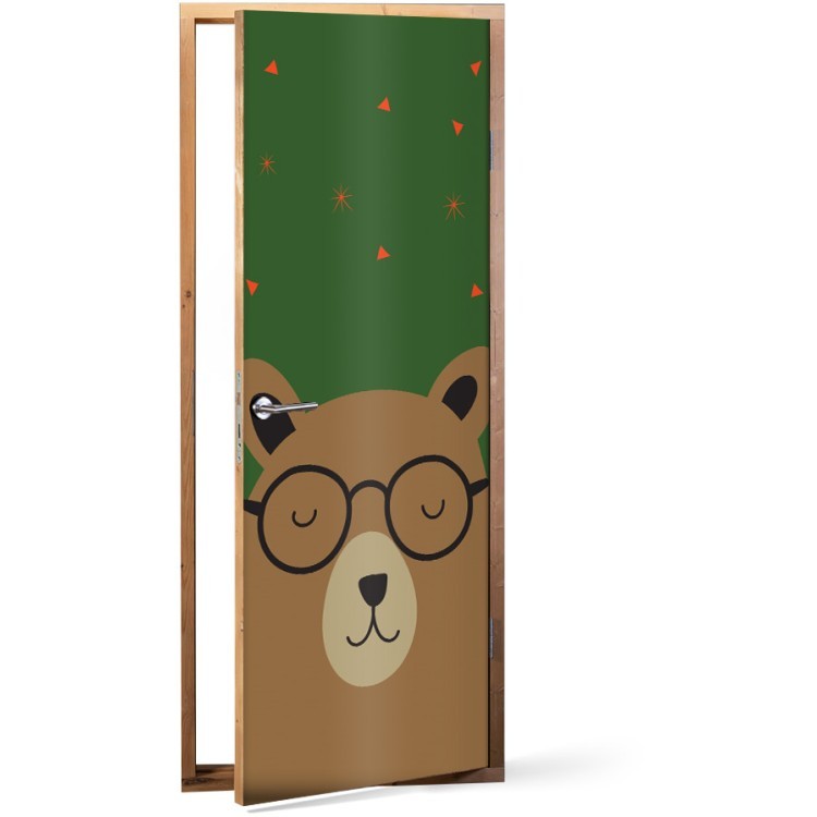 Αυτοκόλλητο Πόρτας Mr. Bear