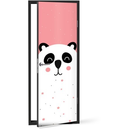 Panda Αυτοκόλλητο Πόρτας
