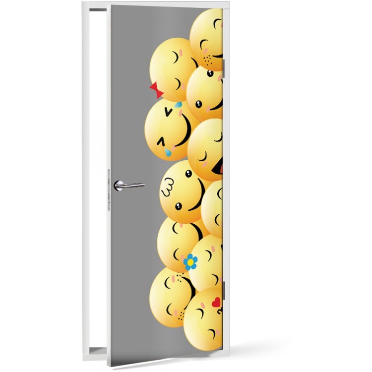 Αυτοκόλλητο Πόρτας Emoji