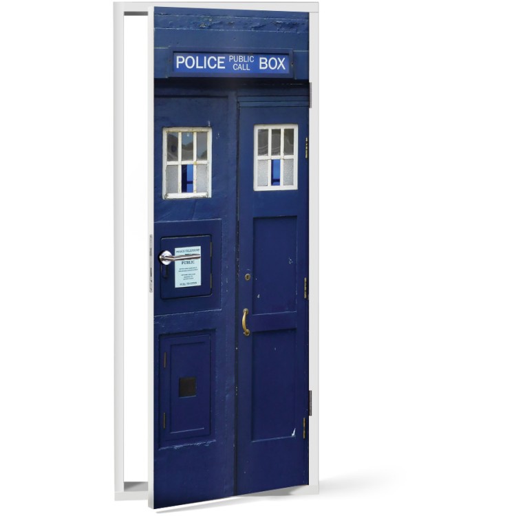 Αυτοκόλλητο Πόρτας Police box