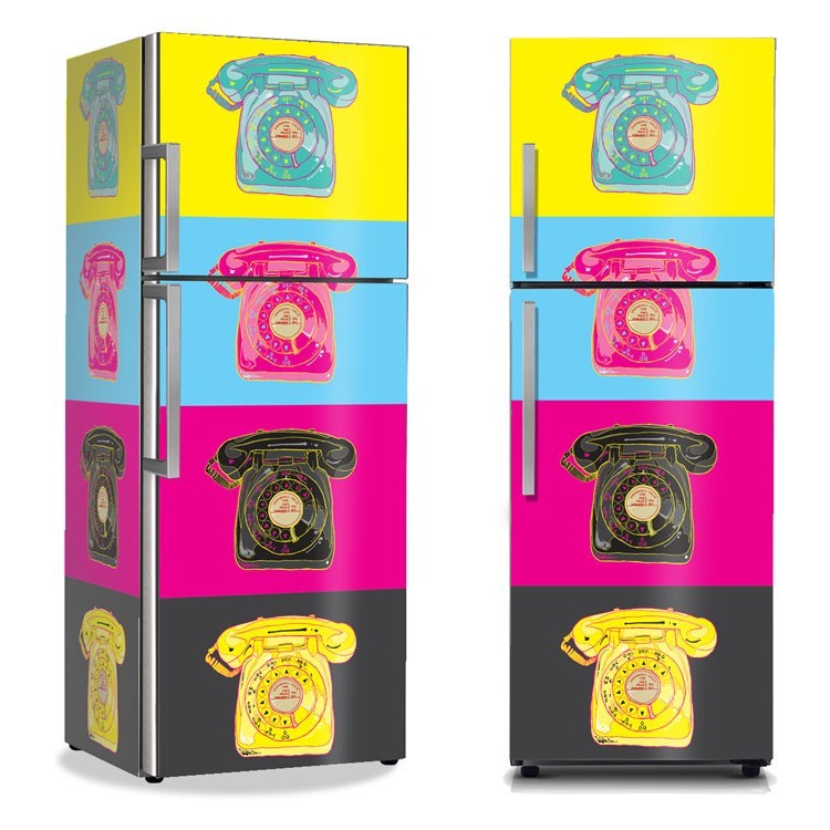 Αυτοκόλλητο Ψυγείου Pop Art Phone