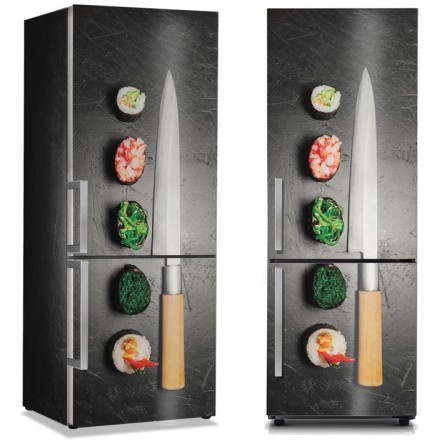 Sushi Αυτοκόλλητο Ψυγείου