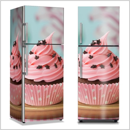 Cup cake Αυτοκόλλητο Ψυγείου
