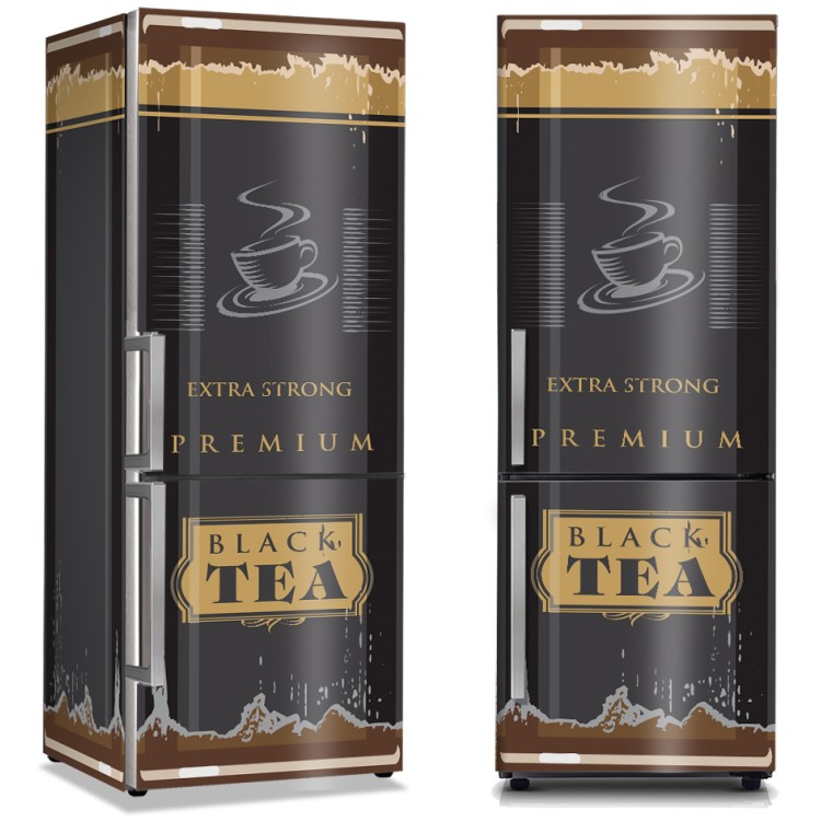 Αυτοκόλλητο Ψυγείου Black Tea