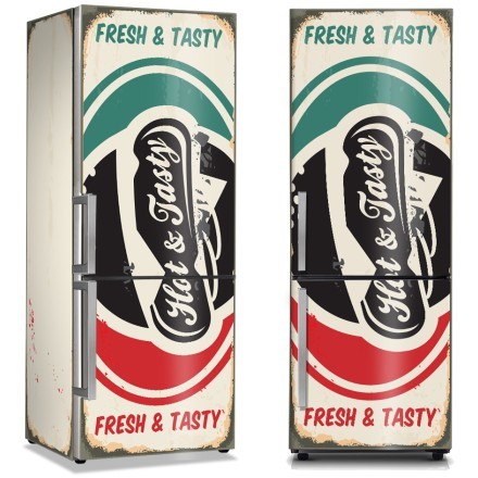 Hot & Tasty Αυτοκόλλητο Ψυγείου